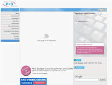 Tablet Screenshot of budgetconsulting-online.de